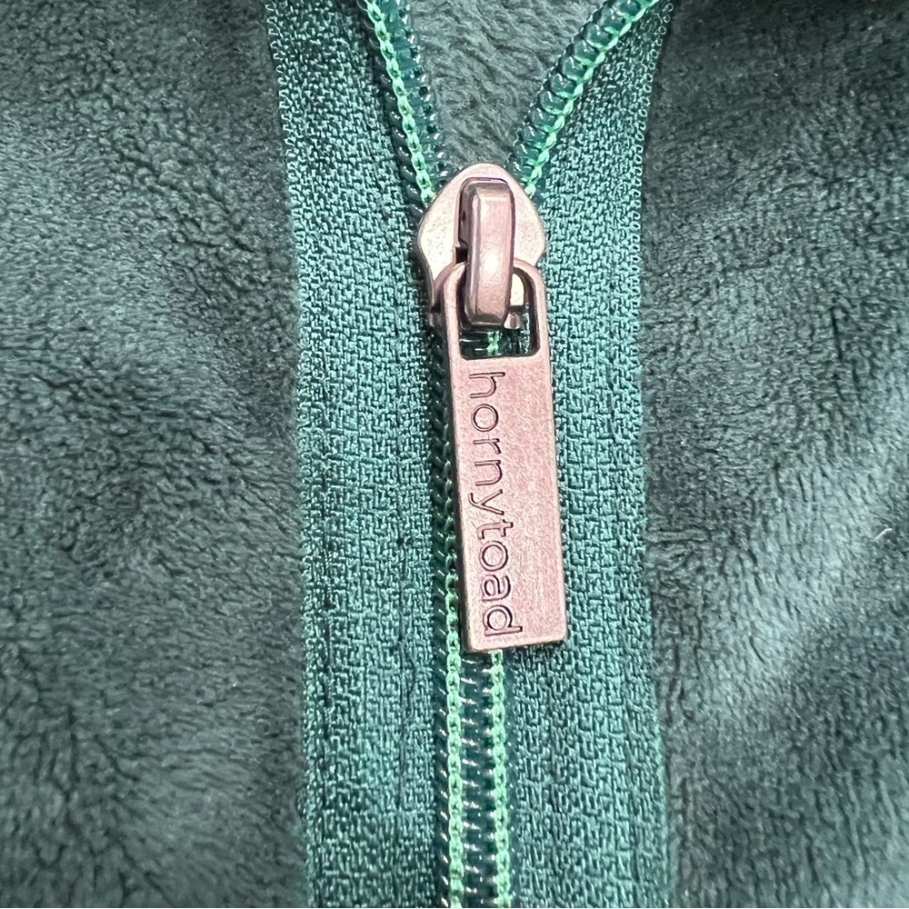 Horny Toad Green Fleece Vest Super Soft Size Medium - Picture 5 of 10